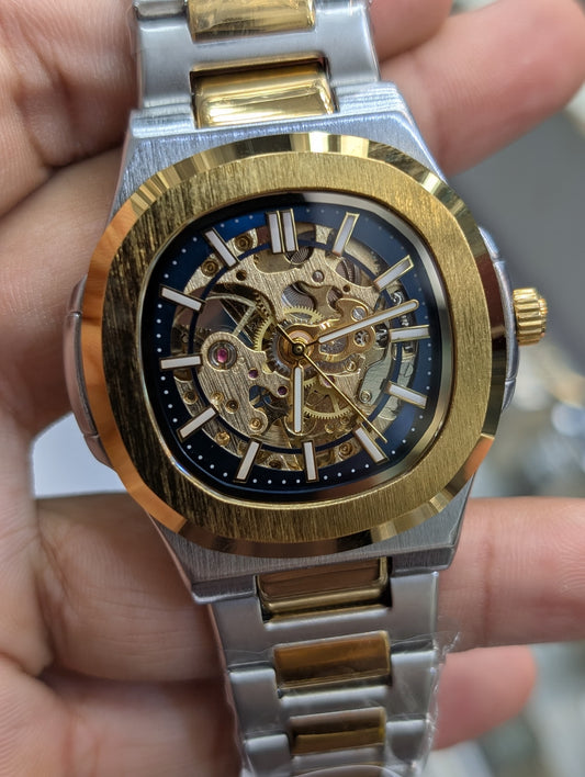 Gilded Skeleton: A Glimpse into Time✨✨✨