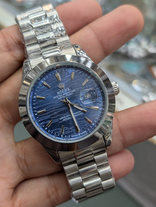 ⚡ Own the Rolex Datejust Silver Wave – Limited Luxury on Your Wrist ⚡