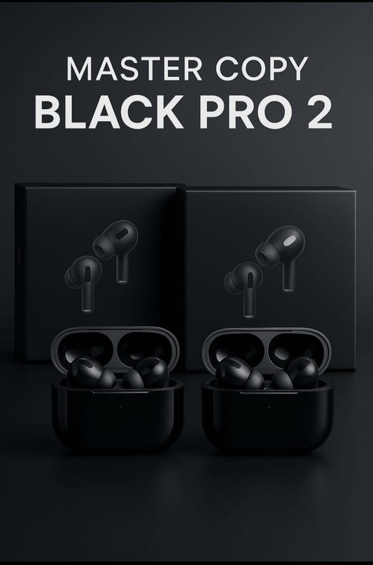 🖤🎧 Black AirPods Pro 2 – Dark, Bold & Unstoppable! 🔥⚡