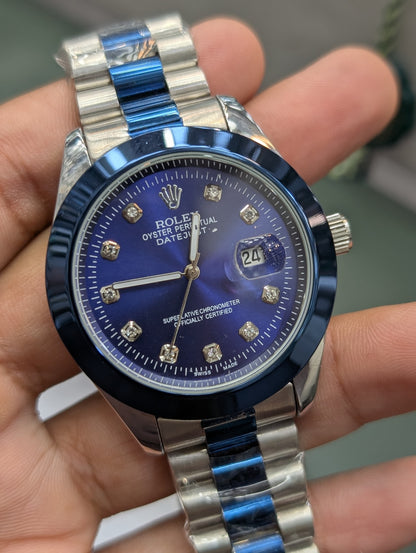 💙 Rolex Oyster Perpetual Day-Date with Striking Blue Arabic Dial – Bold, Rare & Timeless 💙